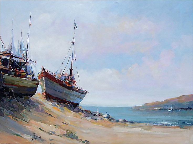 After Fishing Boats by Alex Perez