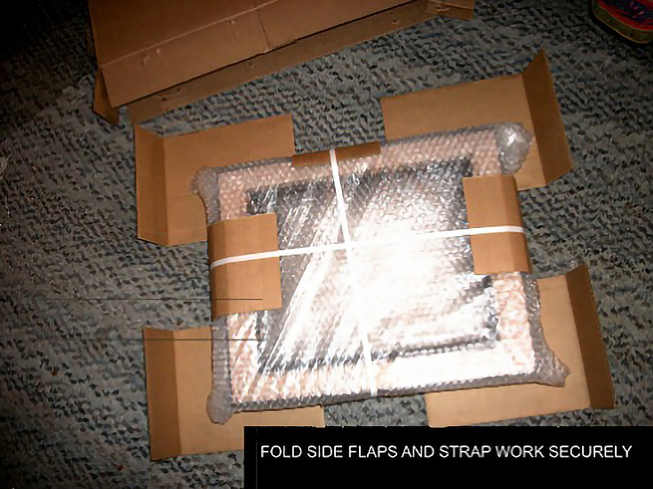 SHIPPING ART wrap and strap