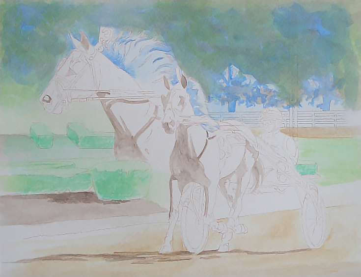 watersolublecoloredpencilhorse3-carrielewis