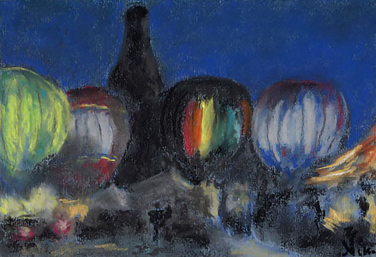 Night Pastel IMAGE 4 Hilsabeck City of Balloons