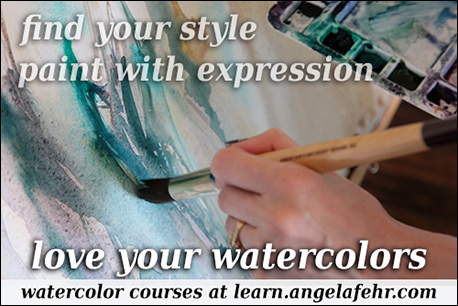 Watercolor classes by Angela Fehr