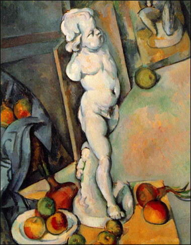 Still Life with Plaster Cupid by Paul Cezanne. In this painting, Cézanne 