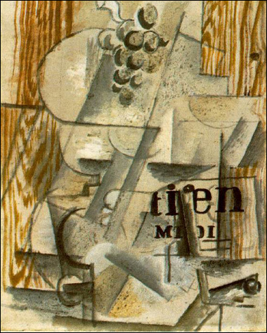 It's easy to mistake Braque's work around that time period for a Picasso, 