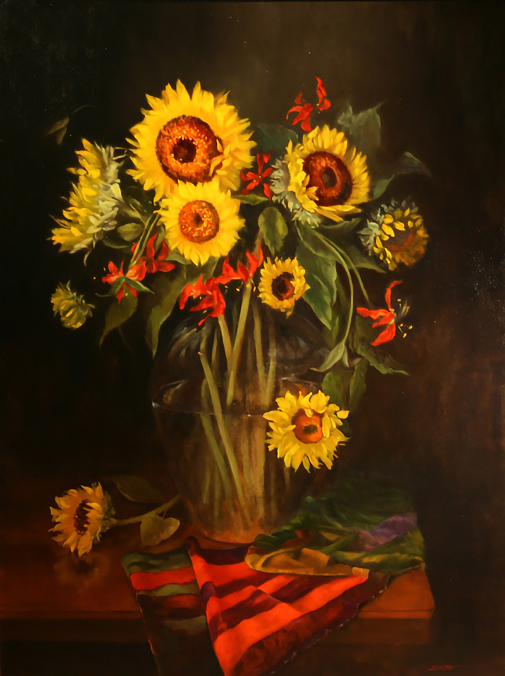 flowers in vase painting. My favorite painting by