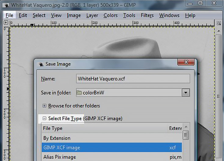 remove objects using gimp for windows 10