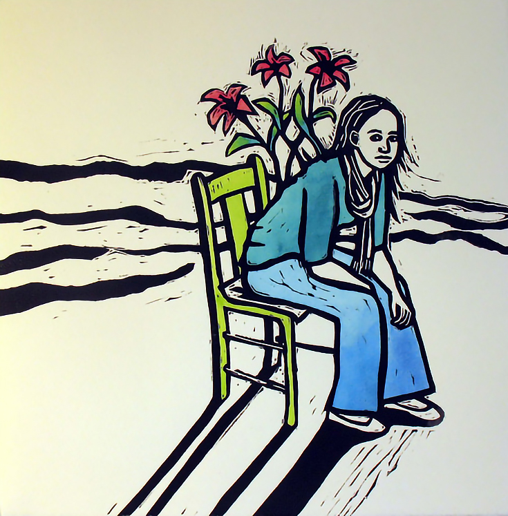 Paint Linocuts with Watercolor - and a few more Linocut Posts