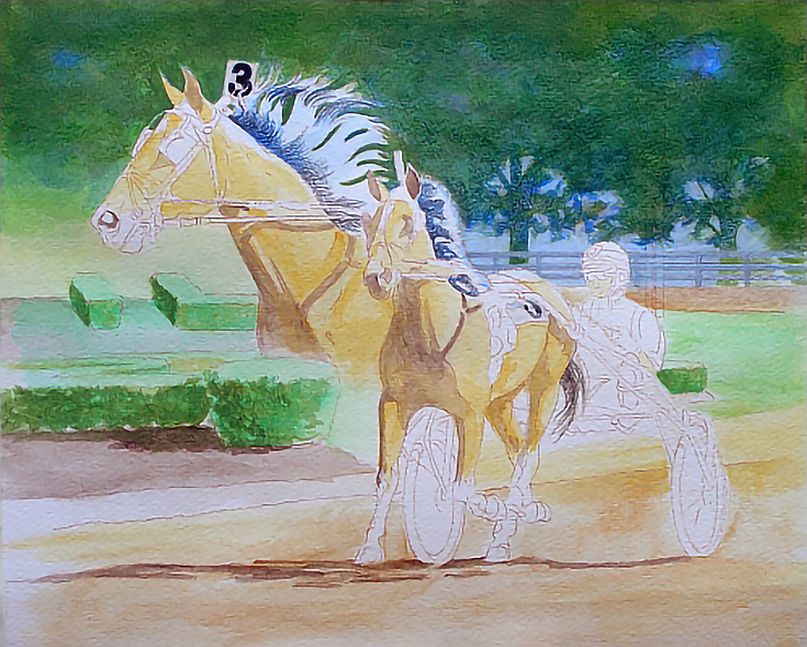 watersolublecoloredpencilhorse5-carrielewis