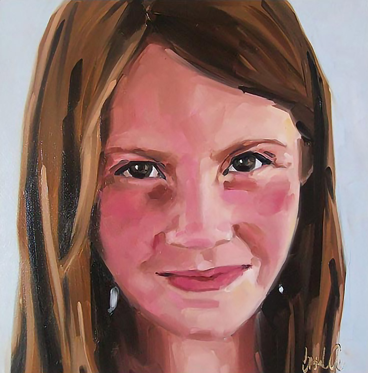 acrylic portrait paintings