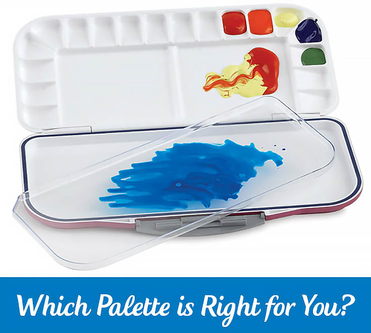 sealable paint palette