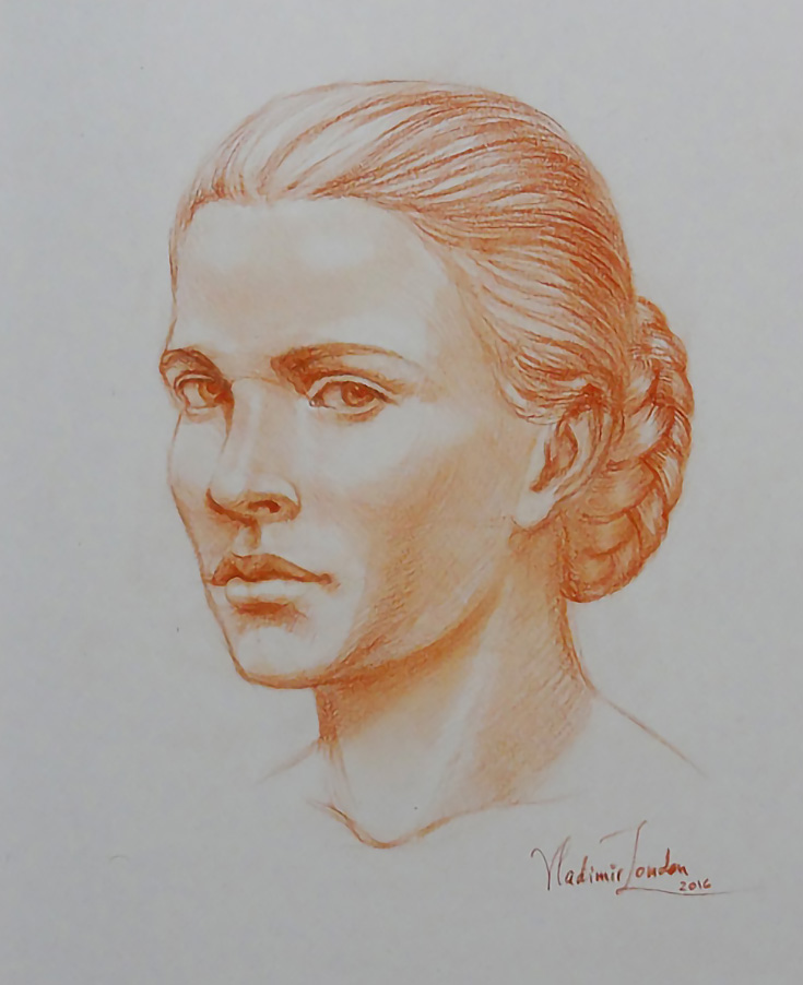 Learn to draw a portrait with pencils