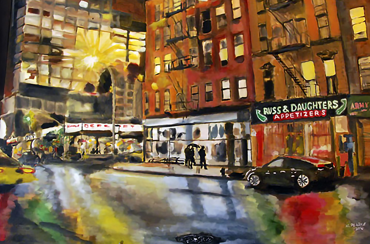 NOSTALGIC MEMORIES  Street painting, Painting, Oil painting landscape