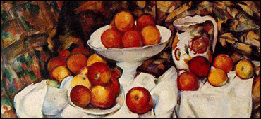 cezanne apples and oranges still life