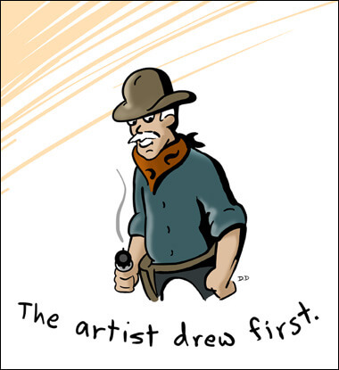 The Artist Drew First
