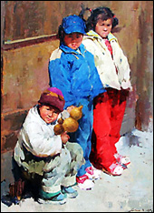 Village-Children-by-Jove-Wang