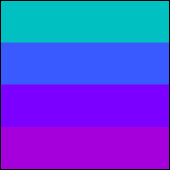 Cool Colors - Violet Purple Blue Turquoise