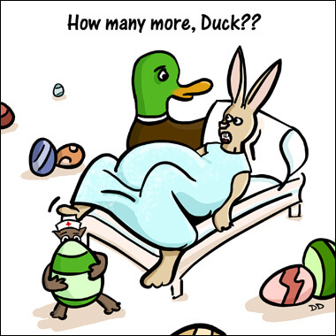 Colored Eggs, Easter and the Easter Bunny- All in one Cartoon! -  