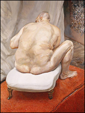 Naked Man, Back View by Lucien Freud