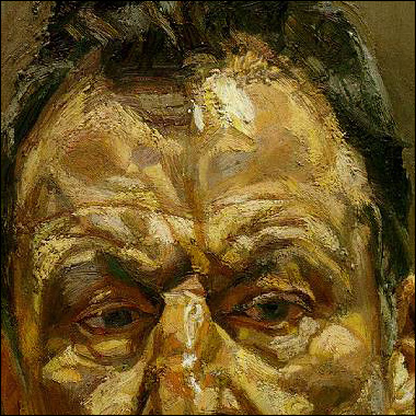 Reflection detail by Lucian Freud