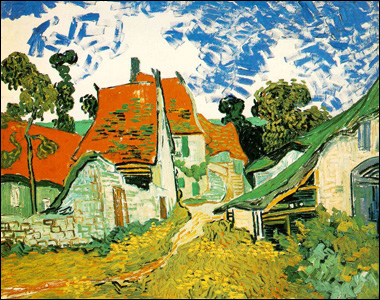 Village Street in Auvers by Vincent Van Gogh