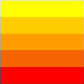 Warm Colors - Red Red-orange Orange Orange-yellow Yellow
