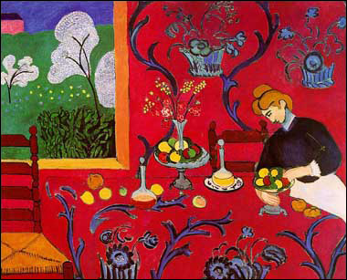 Harmony in Red - La Desserte by Henri Matisse