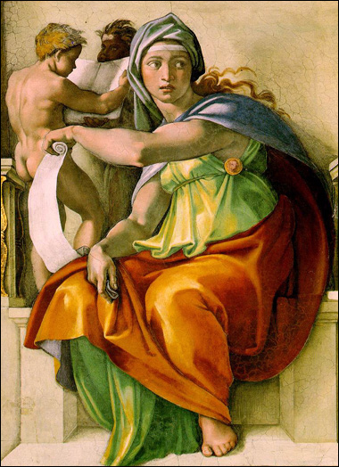 Sybil Detail of the Sistine Chapel