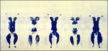 Untitled Anthropometry by Yves Klein