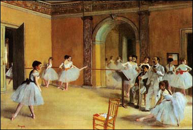 Dance Lesson by Edgar Degas