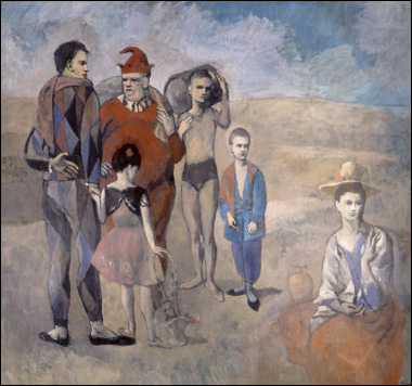 Family of Saltimbanques by Pablo Picasso