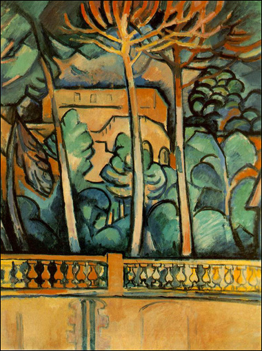 Terrace of Hotel Mistral by Georges Braque