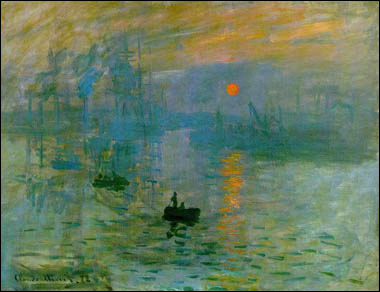 Impression: sunrise by Claude Monet