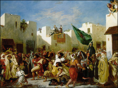 The Fanatics of Tangier by Eugene Delacroix