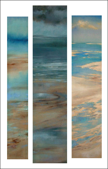 Three paintings by Vivan Blackburn