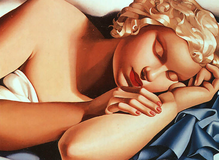 Sleeping Woman by Tamara de Lempicka