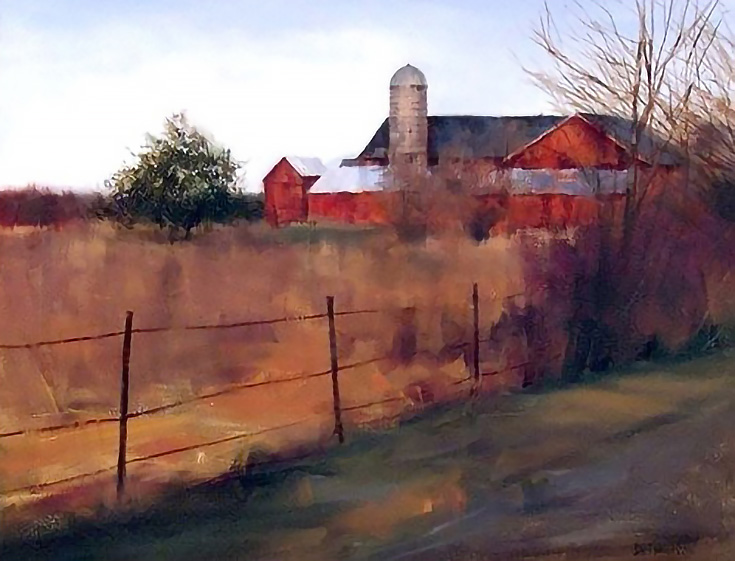 Distant Farm by Michael Defrancesco