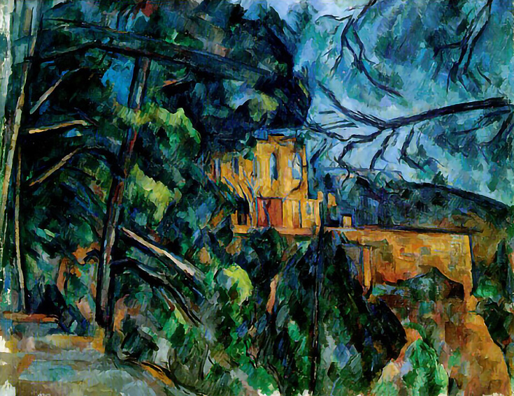 Chateau Noir 1904 by Paul Cezanne