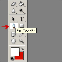 Pen Tool in the Toolbar