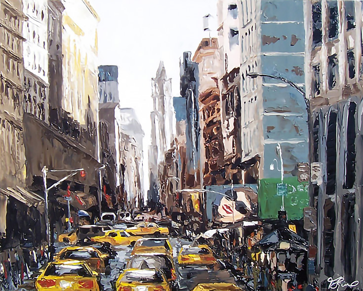 New York Traffic by Trisha Lamoreaux