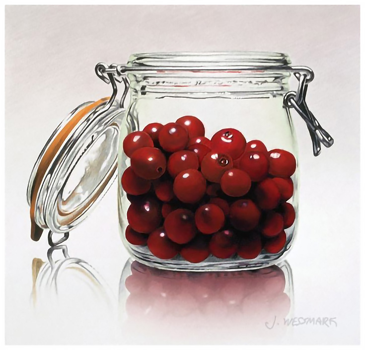 Cherry Jar by Johannes Wessmark