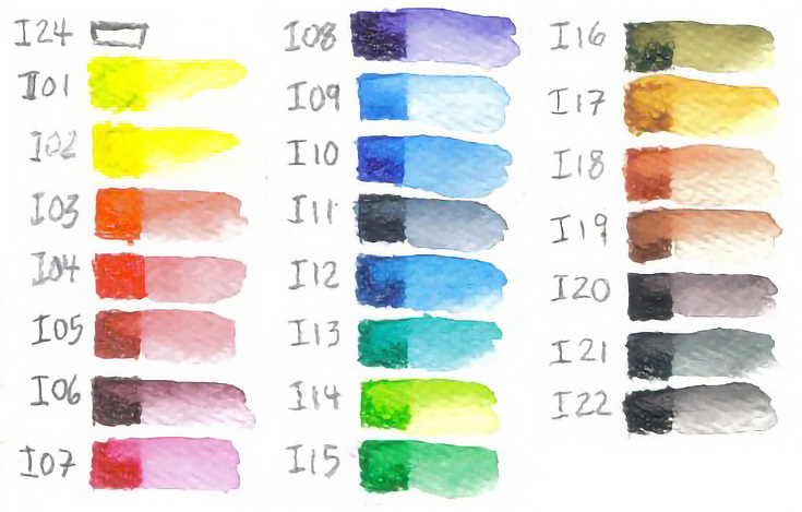 EE Derwent Inktense Color Chart robertsloan2