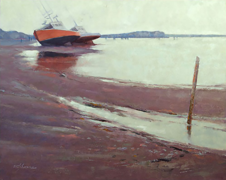 Low Tide, Friar's Bay by Michael Chesley Johnson