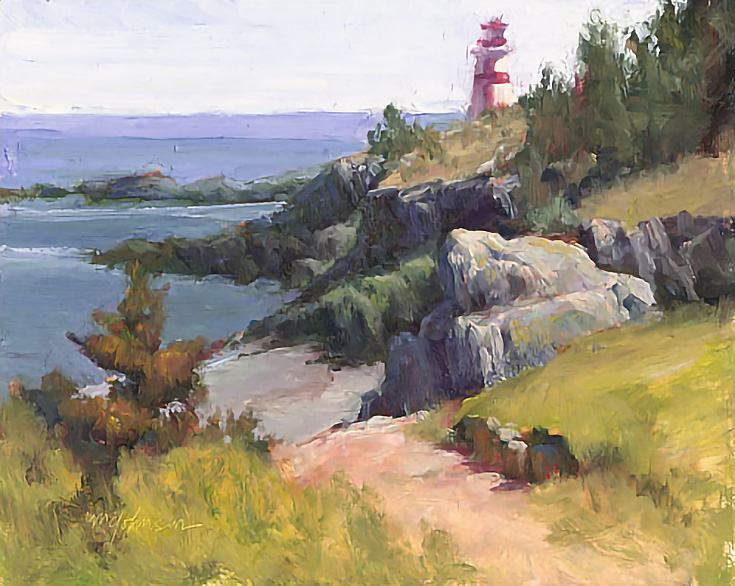Path to the Lighthouse by Michael Chesley Johnson