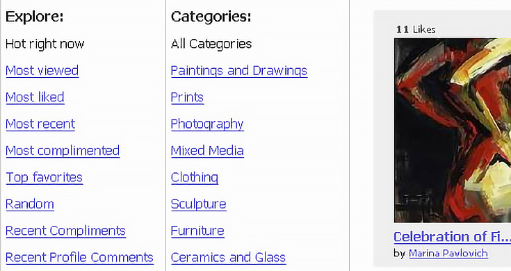 ArtBreak Categories