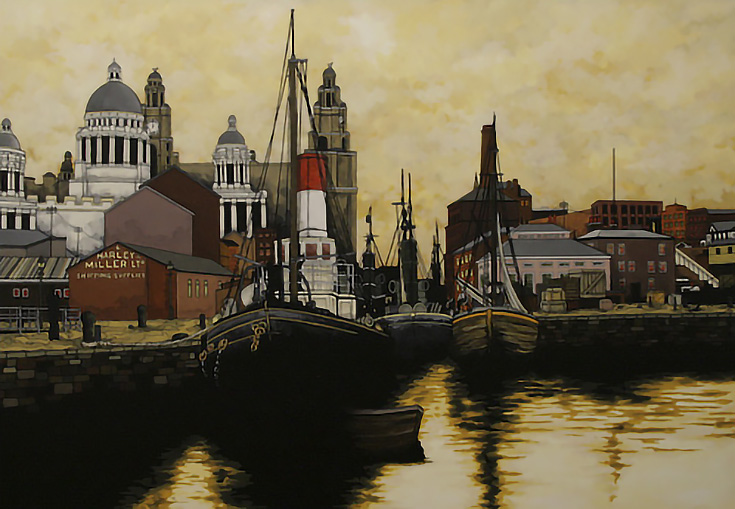 Canning Dock 1911 by JK Chapman