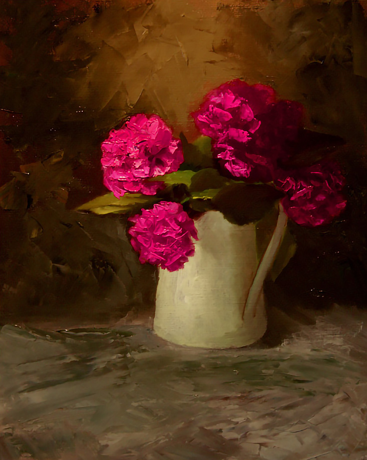 Hydrangeas by Maureen Shotts
