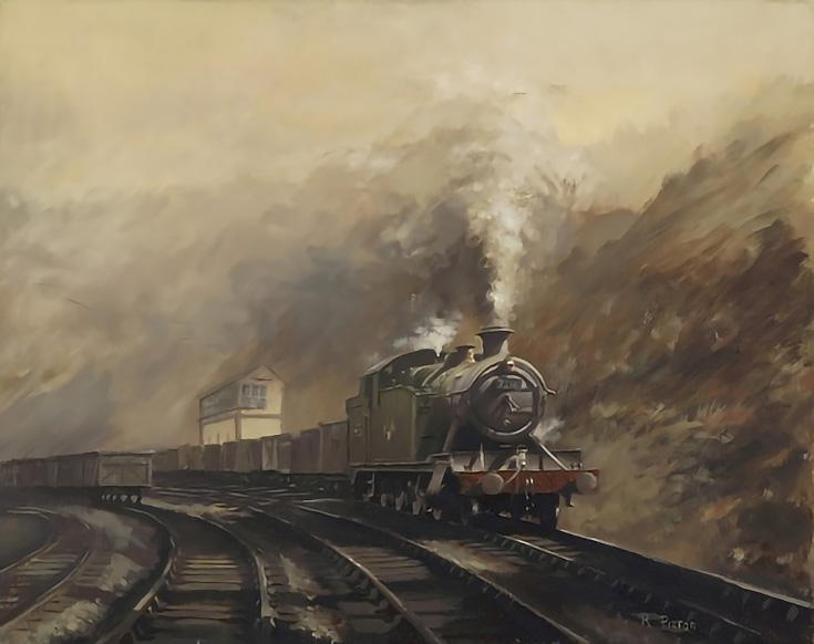 South Wales Coal Train by Richard Picton