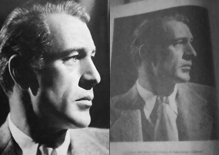 Black and white Gary Cooper photo for drawing exercise