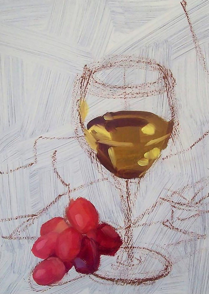 How to Paint a Wine Glass (or Any Clear Glass) Using Oil Paint