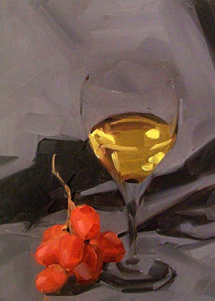 How to Paint a Wine Glass (or Any Clear Glass) Using Oil Paint