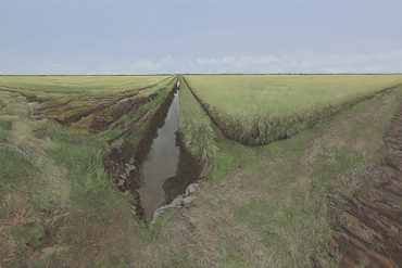 sekinchan painting man in the fields